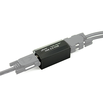 FireNEX&trade;-uHUB-2P USB 3.0 Dual A port side