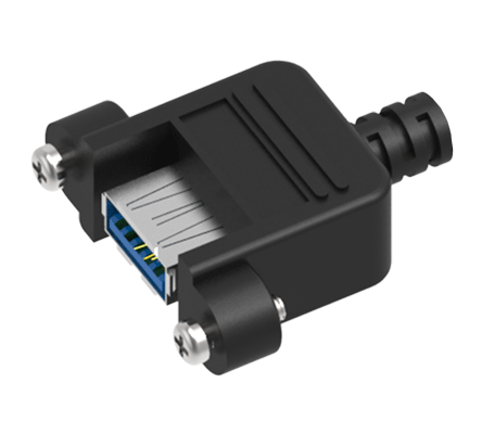 USB 3.0 Type-A Panel Mount – USB-A panel mount cable for industrial setups