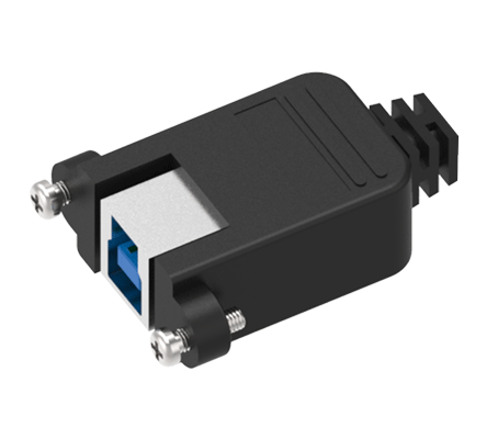 USB 3.0 Type-B Panel Mount – USB-B 3.0 panel mount connector for enclosures